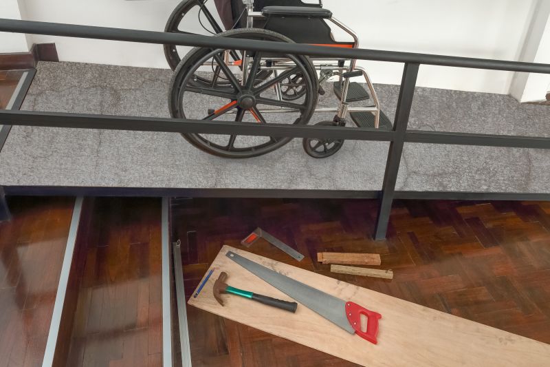 Staircase Ramp Installation