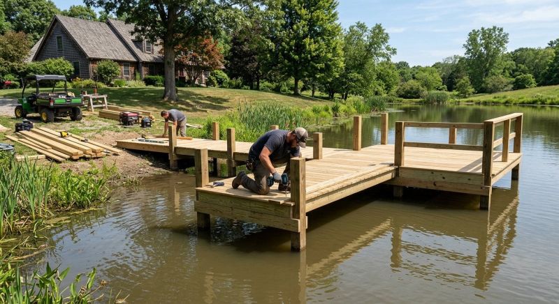 Water Dock Installation in Olathe, KS